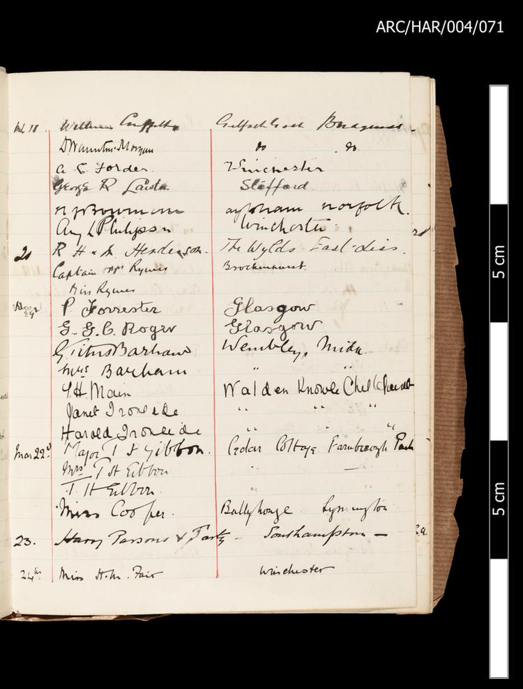 Image of Hart Museum Visitor Books