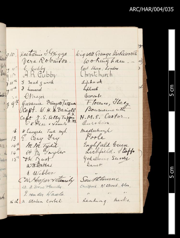 Image of Hart Museum Visitor Books