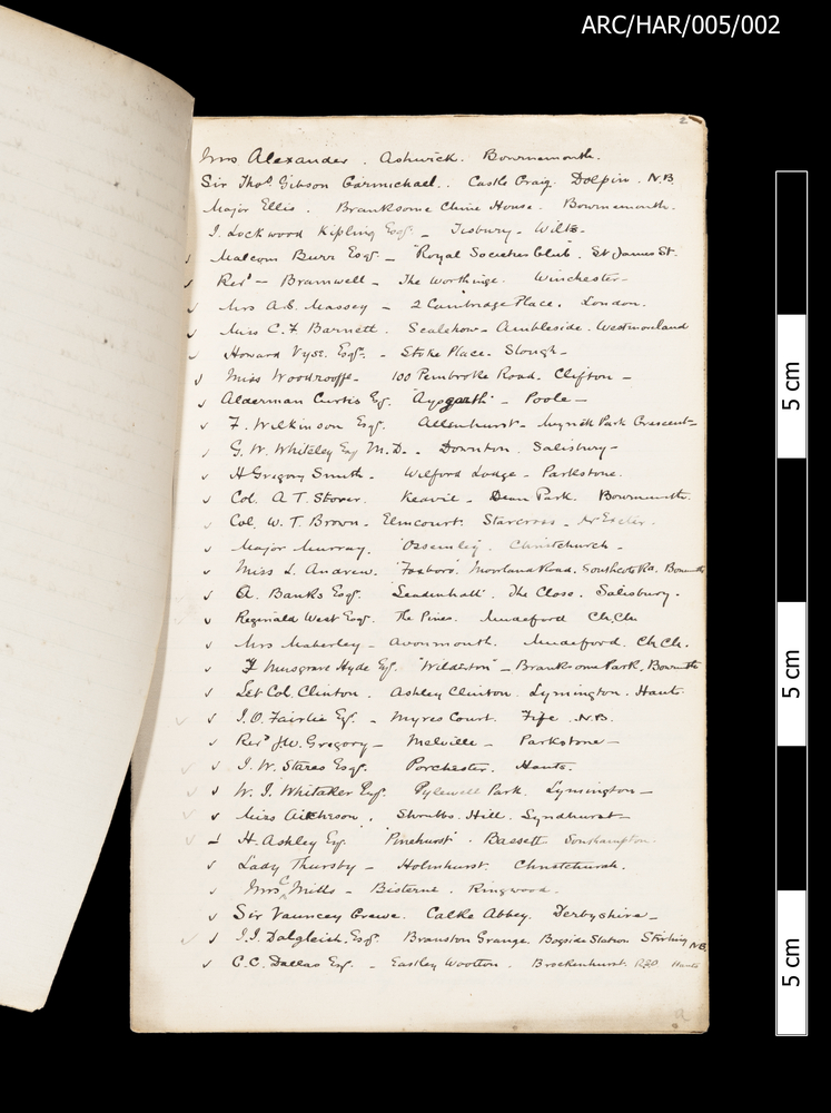 Image of Hart Museum Visitor Books