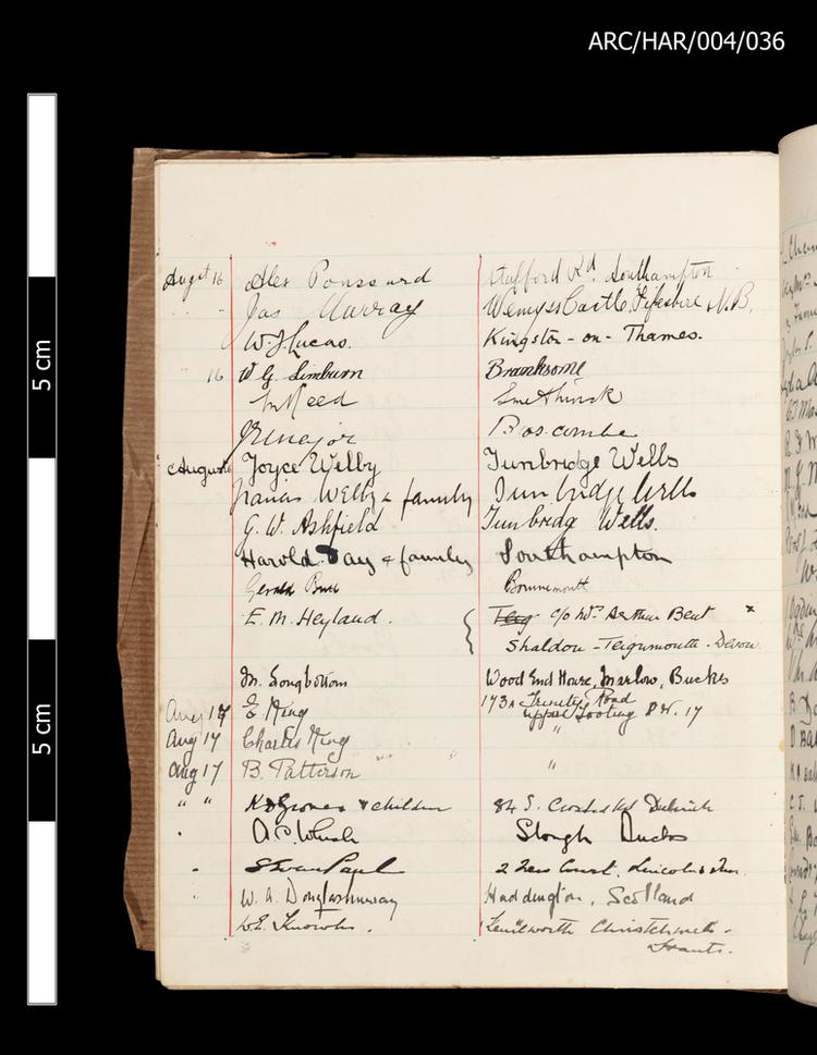image of Hart Museum Visitor Books