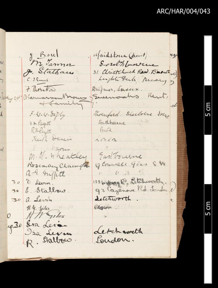 Image of Hart Museum Visitor Books