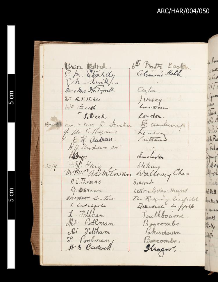 Image of Hart Museum Visitor Books