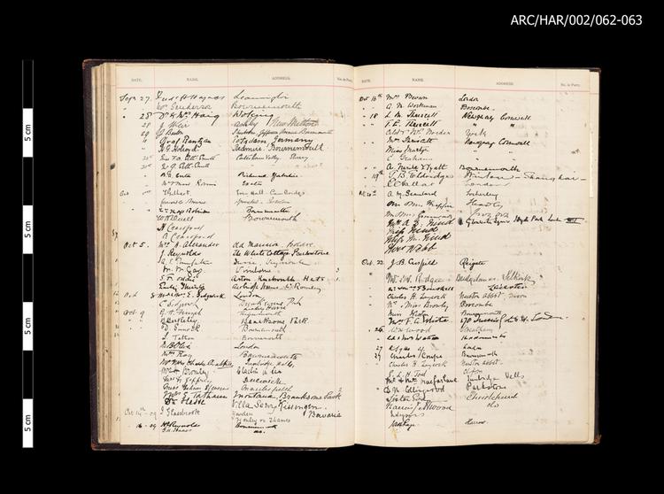 Image of Hart Museum Visitor Books