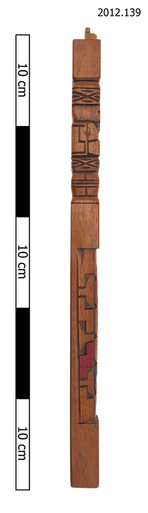 Lateral view from right of whole of Horniman Museum object no 2012.139