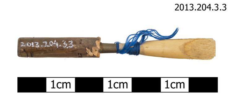 Image of oboe; reed (elements of musical instruments)