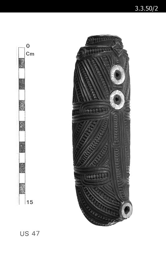 Image of 421.111.22 Stopped single end-blown flutes with fingerholes
