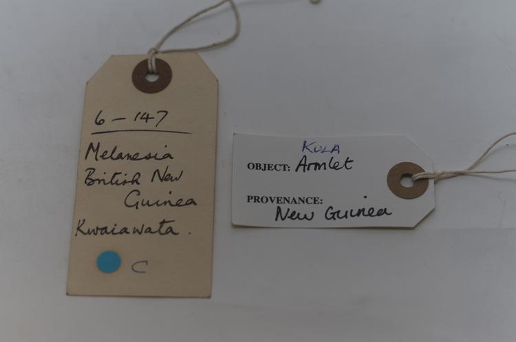 Label  of whole of Horniman Museum object no 6.147