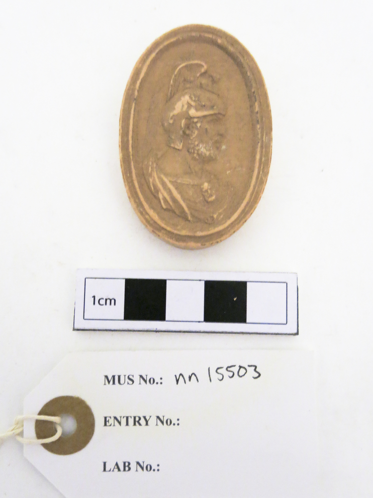 Image of plaque; cameo