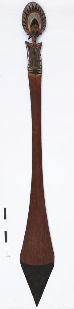 Image of ceremonial paddle