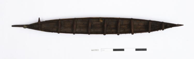 Image of canoe model