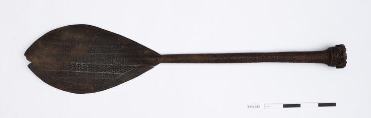 Image of ceremonial paddle