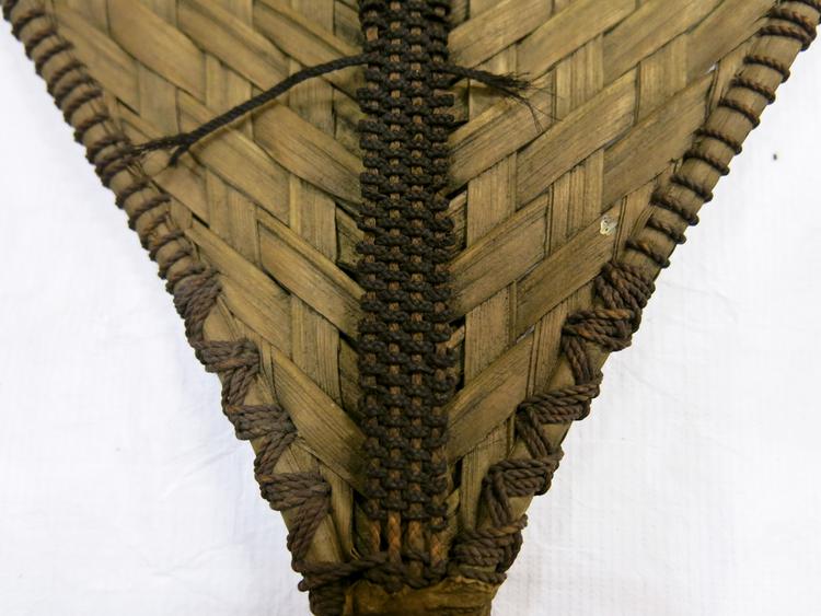 Rear view of detail of binding of Horniman Museum object no 3.280