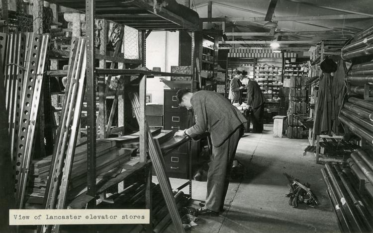 Image of Photograph of  'View of Lancaster elevator stores'