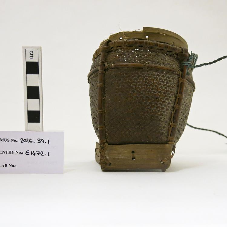 Image of medicine container; basket (containers)