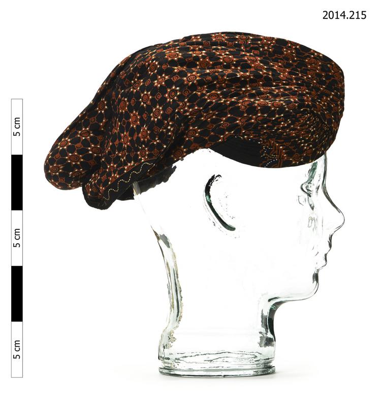 hat (clothing: headwear); blangkon