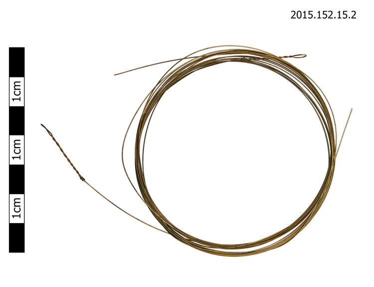 General view of spare string of Horniman Museum object no 2015.152.15.2