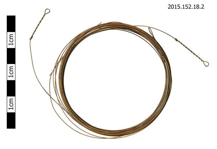 General view of spare strings of Horniman Museum object no 2015.152.18.2