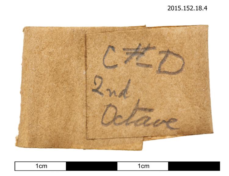 General view of spare string identification of Horniman Museum object no 2015.152.18.4