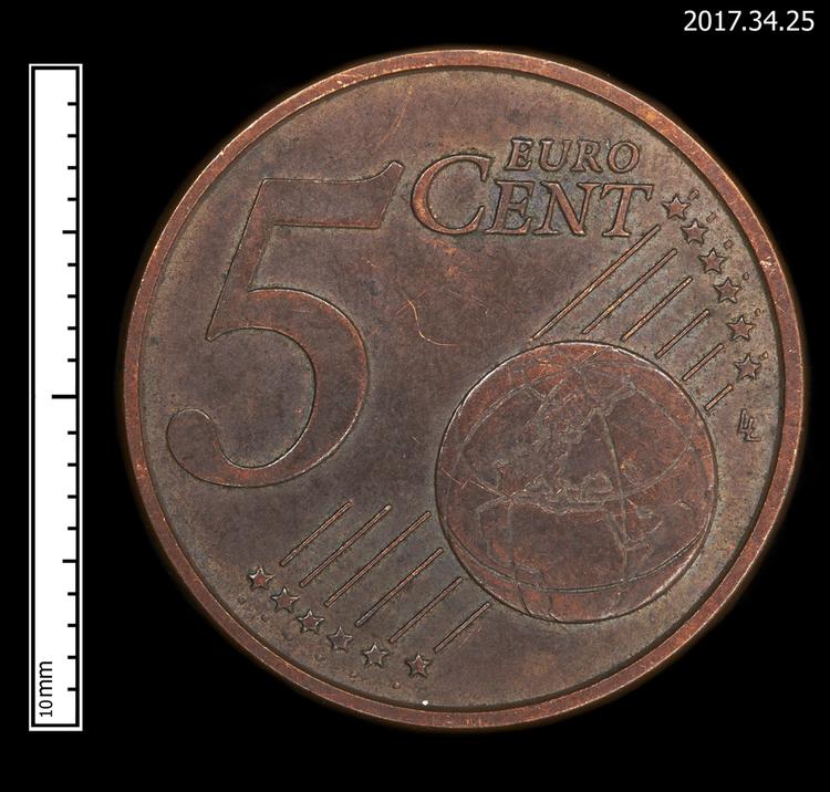 Image of divination object; coin