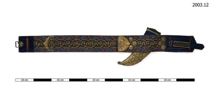 belt (weapons: accessories); textile