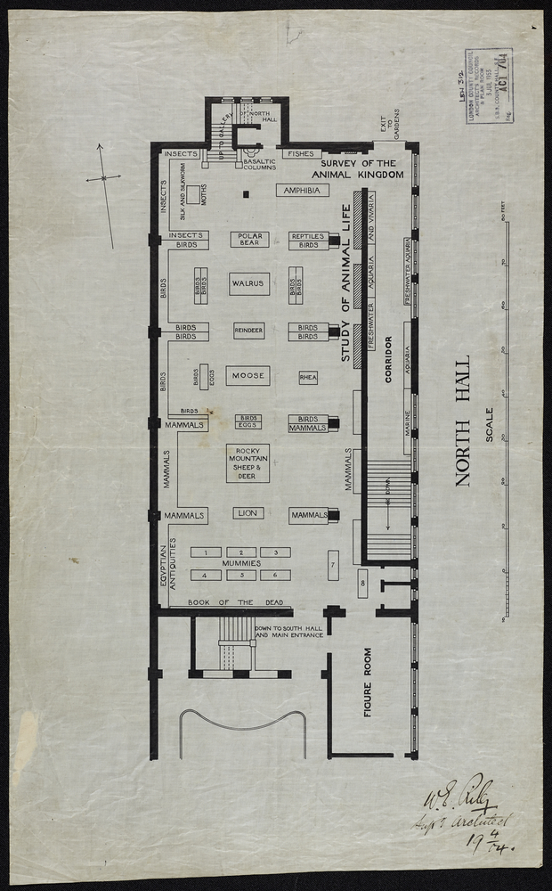 Image of North Hall plan