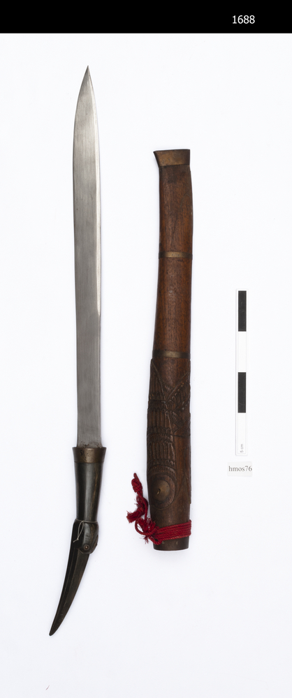 Image of sword (weapons: edged); sheath (weapons: accessories)