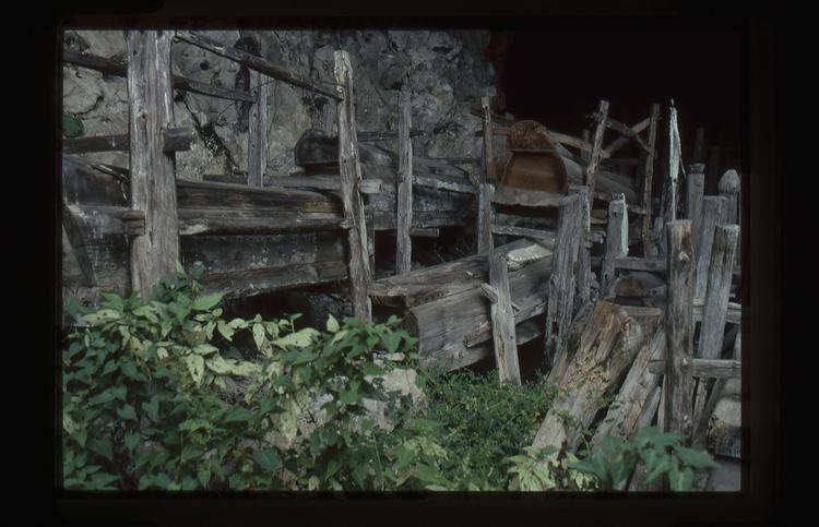 Image of 35mm slide: Coffins