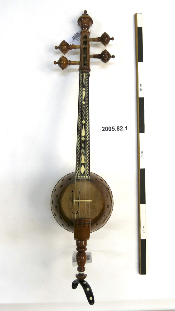 Image of 321.321-71 Necked bowl lutes sounded by bowing with a bow