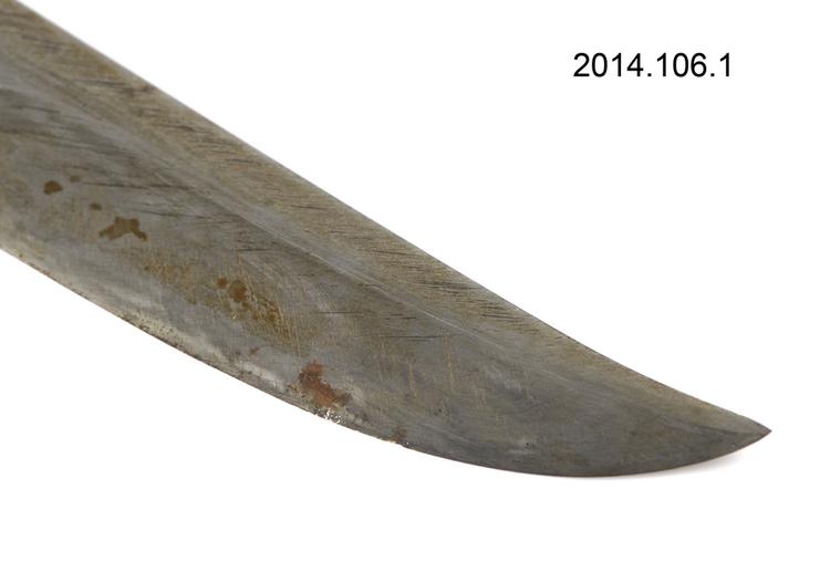 Detail view of blade of Horniman Museum object no 2014.106.1