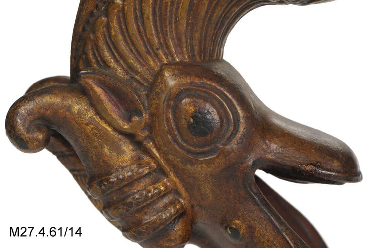 Detail view of head of Horniman Museum object no M27.4.61/14