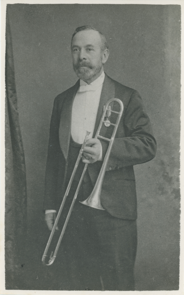 Image of Photograph of George Case, trombonist