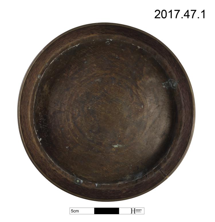 Top view of whole of Horniman Museum object no 2017.47.1