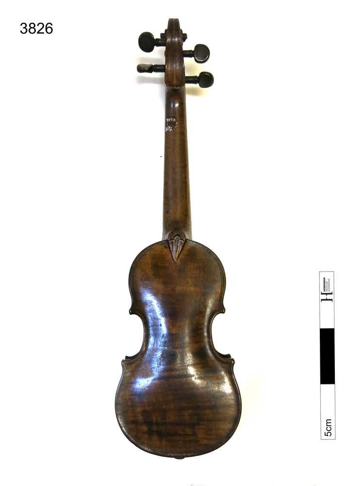 Rear view of whole of Horniman Museum object no 3826