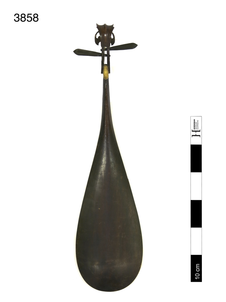 Rear view of whole of Horniman Museum object no 3858