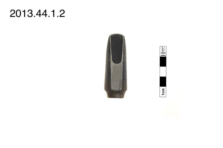 Image of soprano saxophone; mouthpiece
