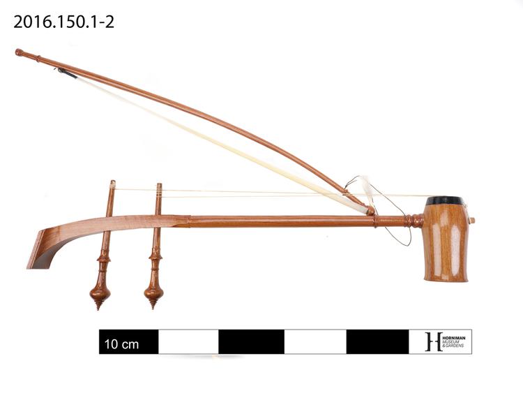 Image of 321.313-71 Spike tube lutes sounded by bowing with a bow