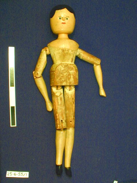 Image of woodentops doll; Dutch doll