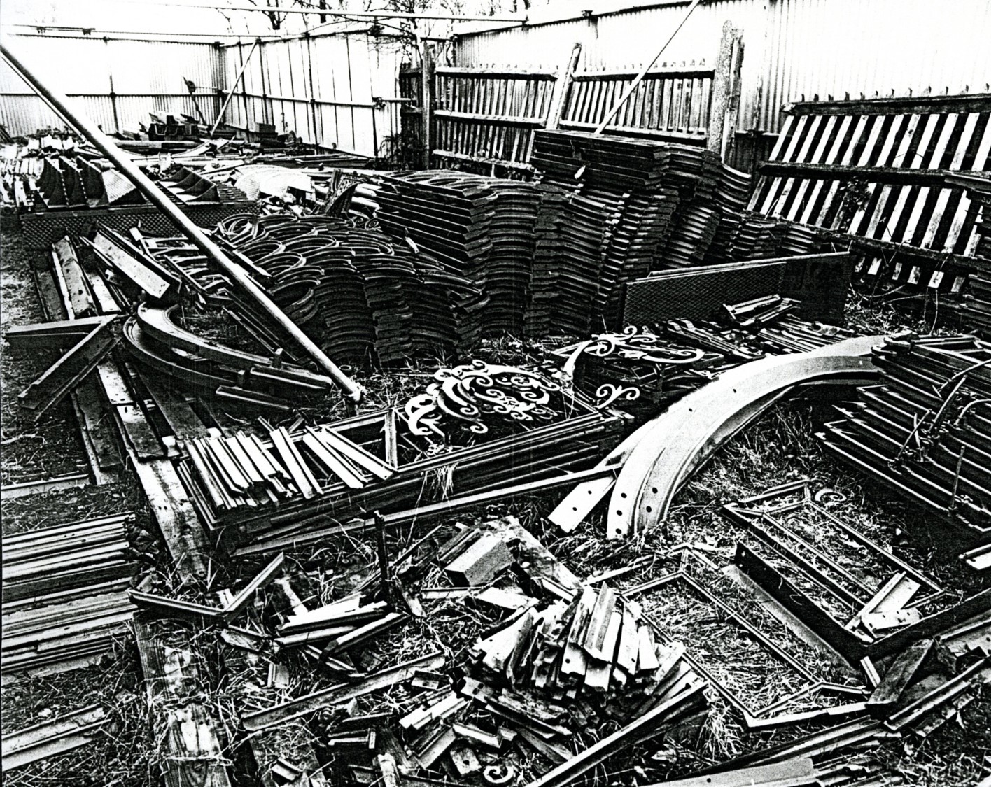 pieces of the conservatory.