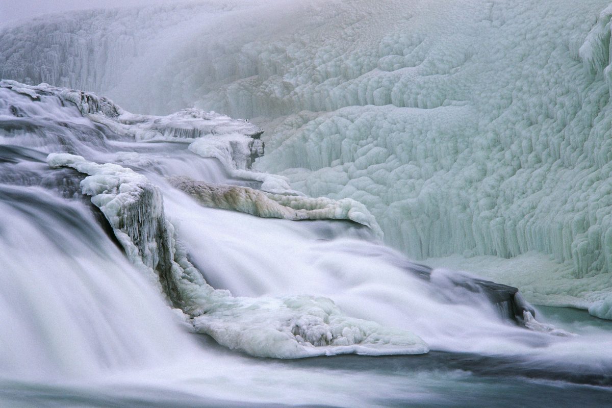 mountain of ice.
