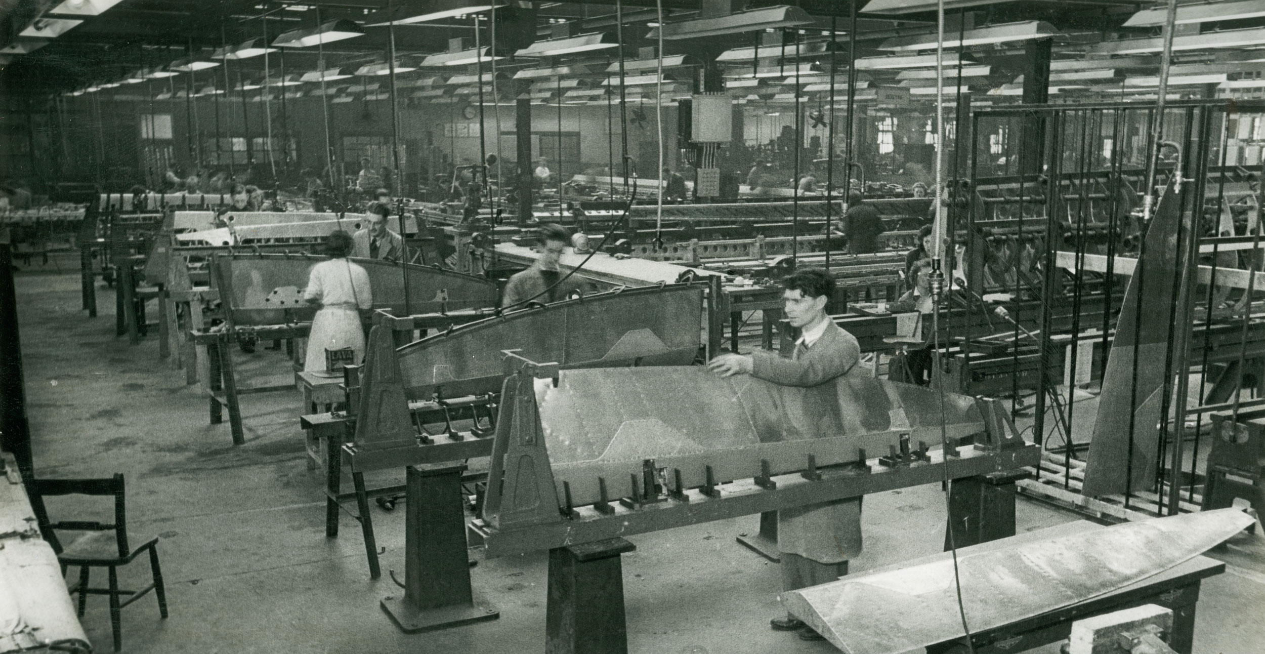 Main assembly shop - Spitfird ailerons