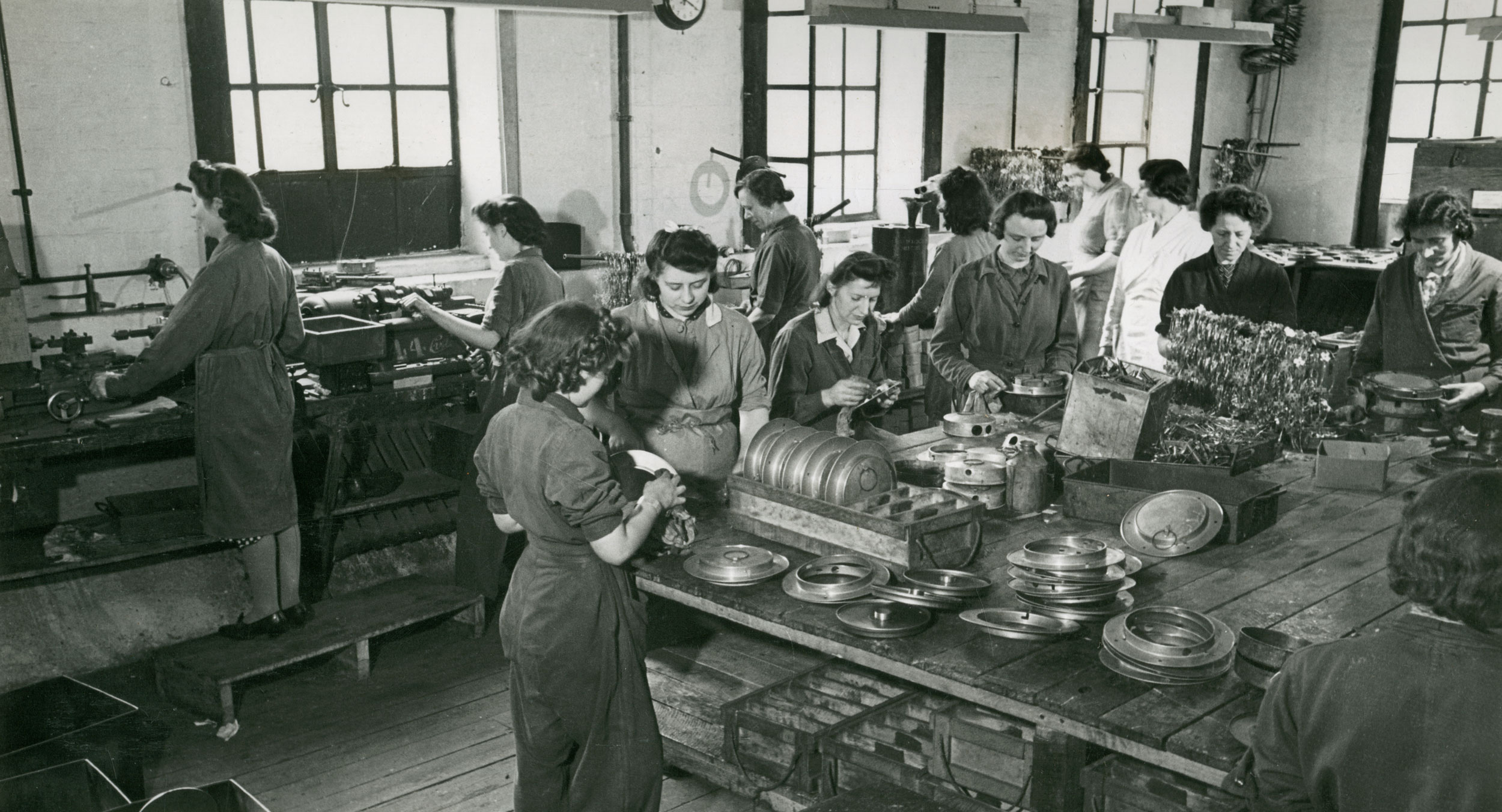 Image of women working on magnetic mimes