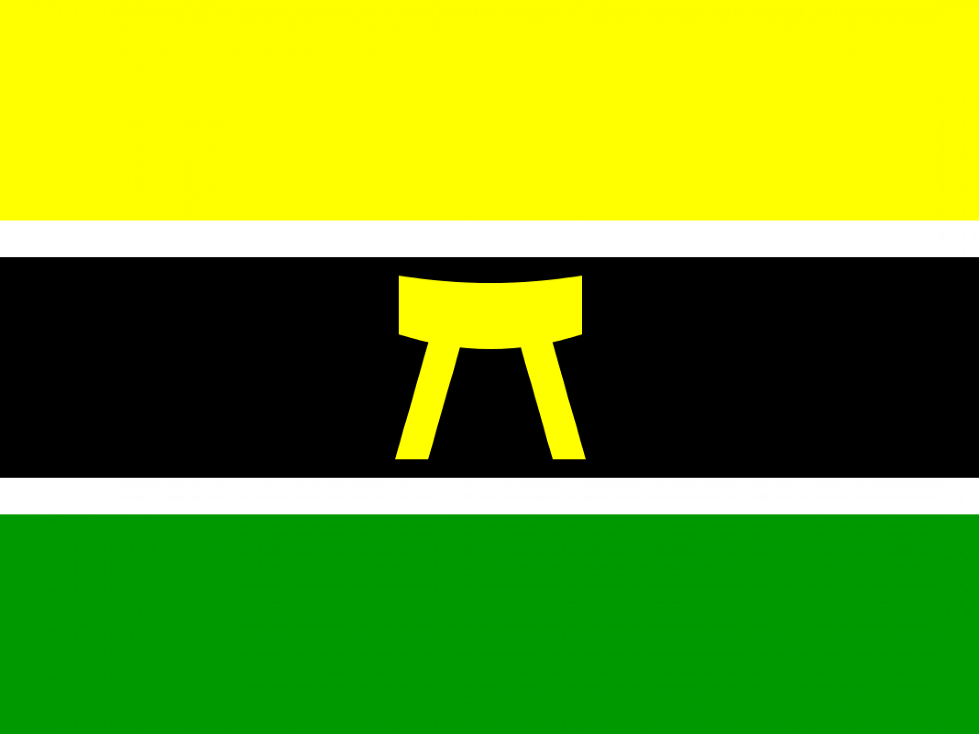 The Asante flag