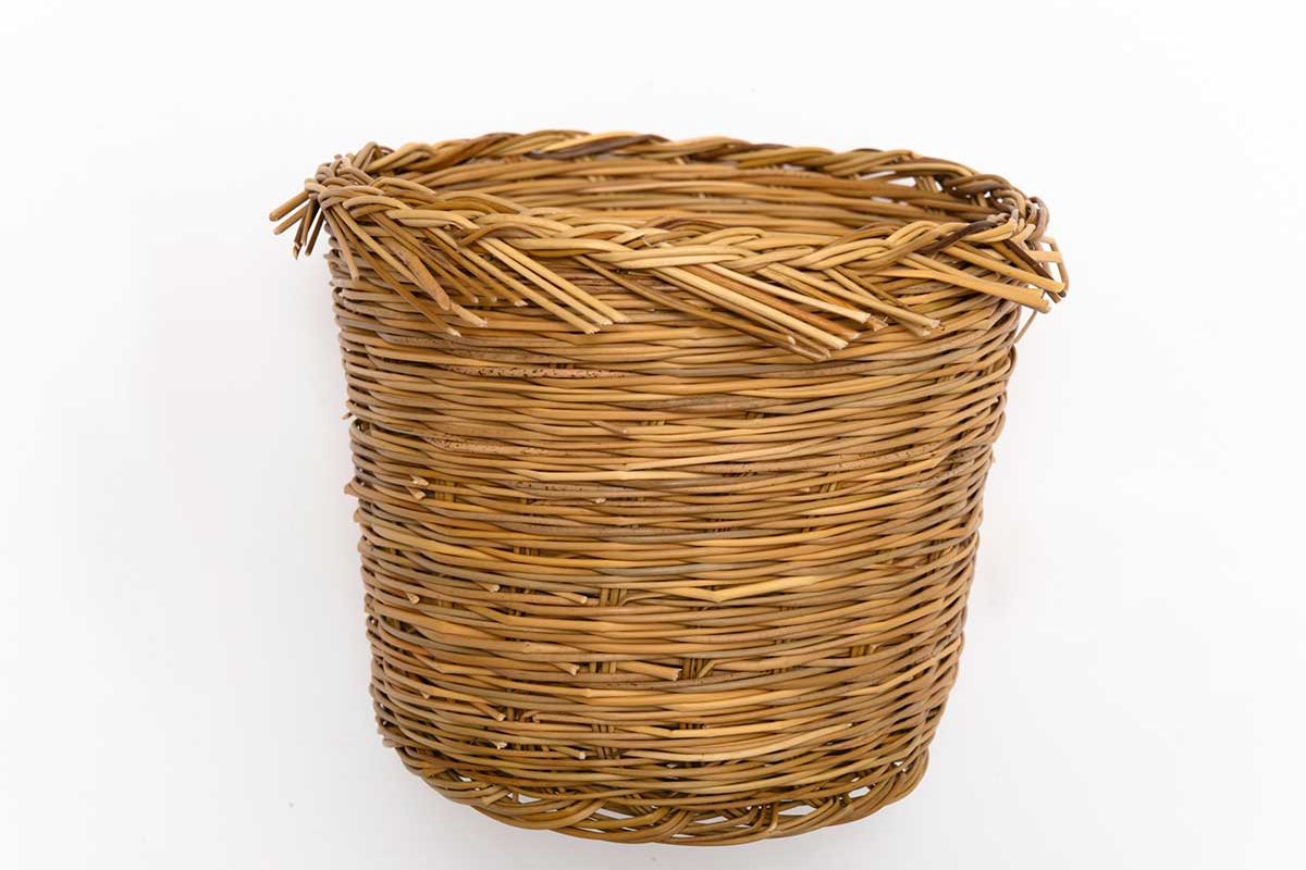 Image shows a woven basket