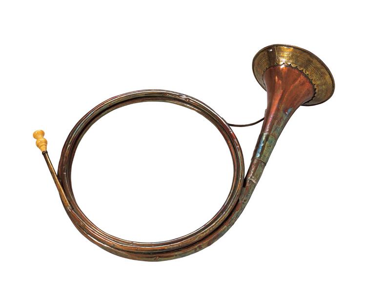 A circular french horn