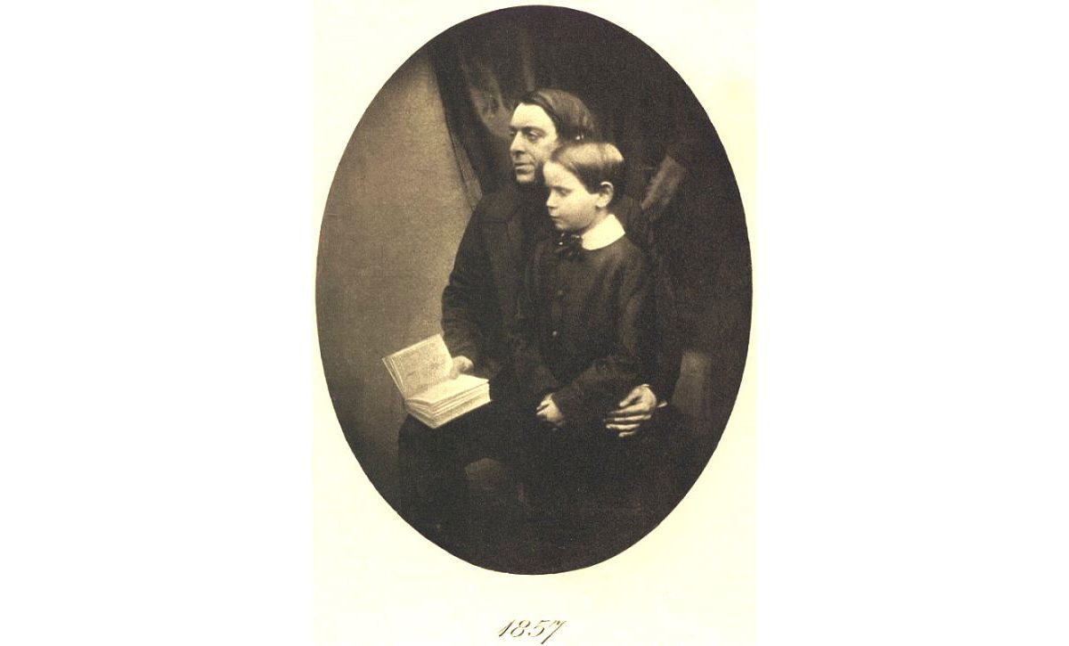 Philip Henry Gosse with his son Edmund