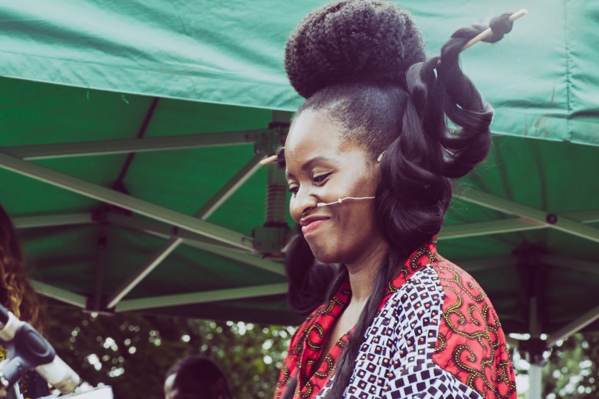 Venus Bushfires performer Helen Epega
