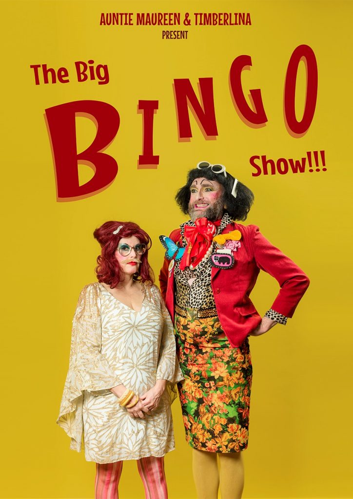 Words, the Big Bingo SHow with two drag performers