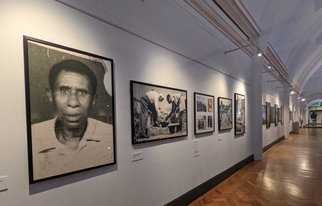 Gallery wall showing photos from Ode to the Ancestors