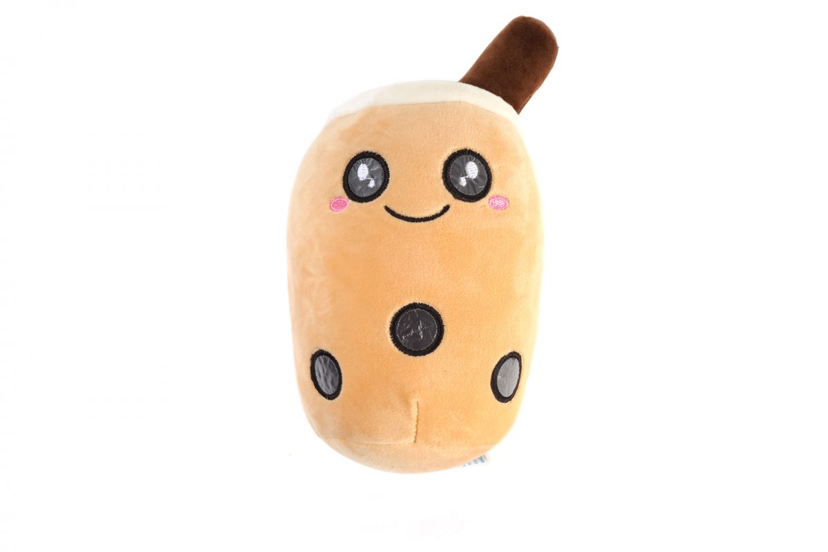 A cuddly toy of bubble tea