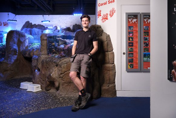 Hartley George in the Aquarium